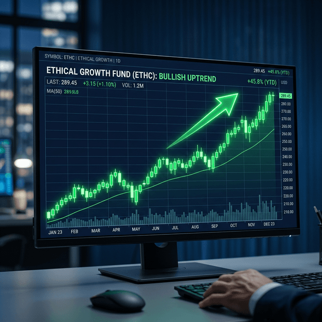 Растущий график инвестиций